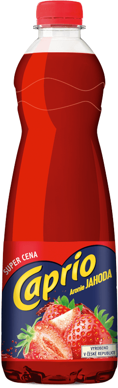 Caprio hustý JAHODA 0,7L PET