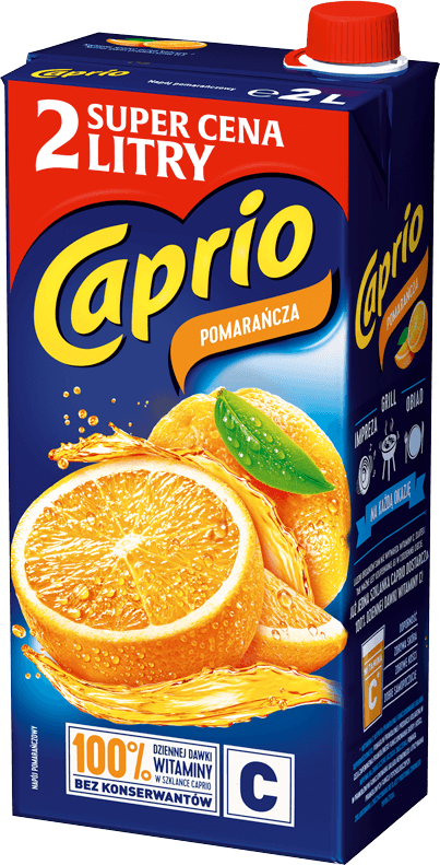 CAPRIO 2L pomarańcza