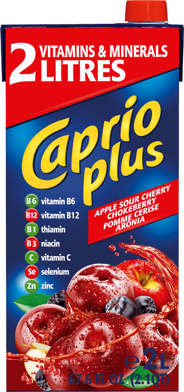 CAPRIO PLUS JABLKO TŘEŠEŇ 2L