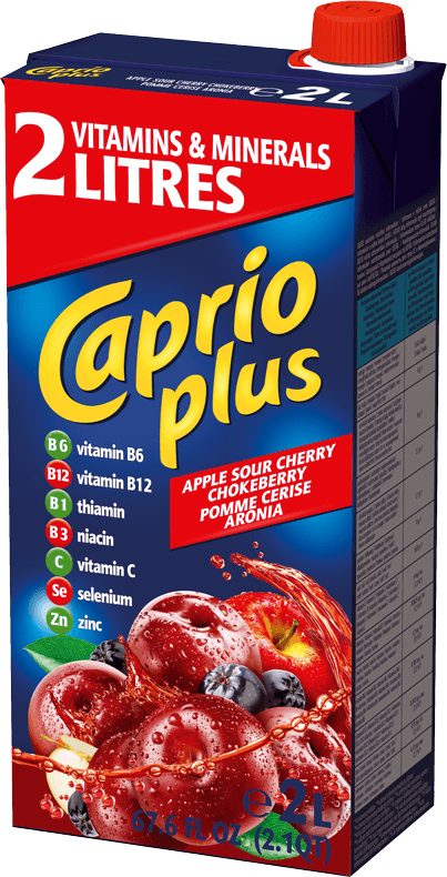 CAPRIO PLUS JABLKO TŘEŠEŇ 2L (2)