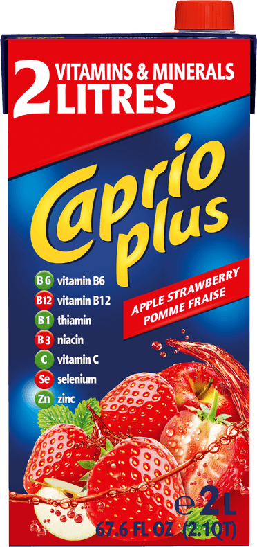 CAPRIO PLUS JABLKO, JAHODA 2L (2)