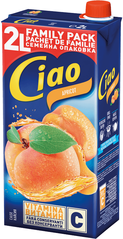 CIAO 2 litry apricot