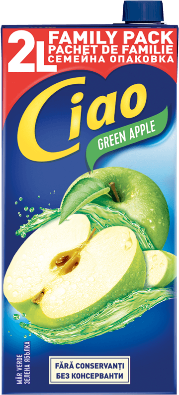CIAO 2L green apple