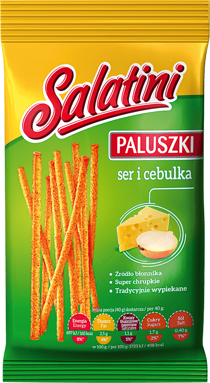 SALATINI 40 g Ser cebula