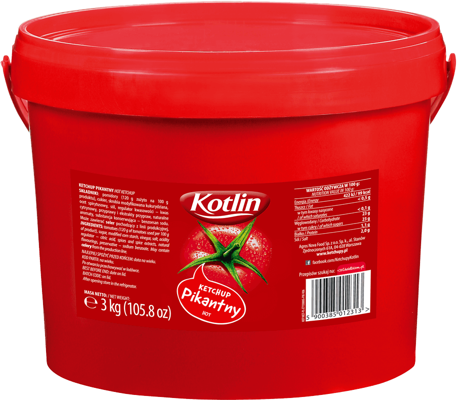 KOTLIN 3 kg hot ketchup