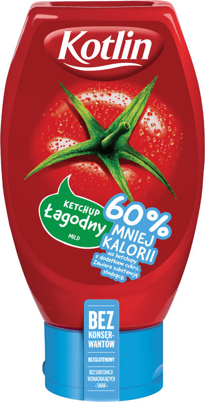 KOTLIN 450 g mild ketchup 60% less calories