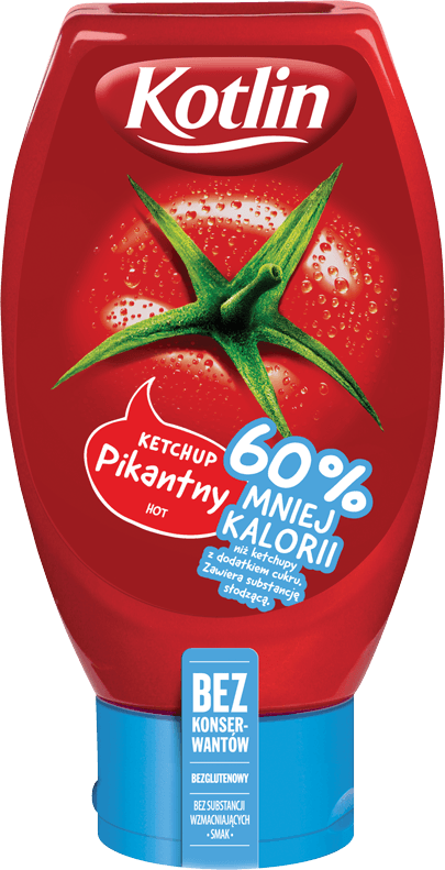 KOTLIN 450 g hot ketchup 60% less calories