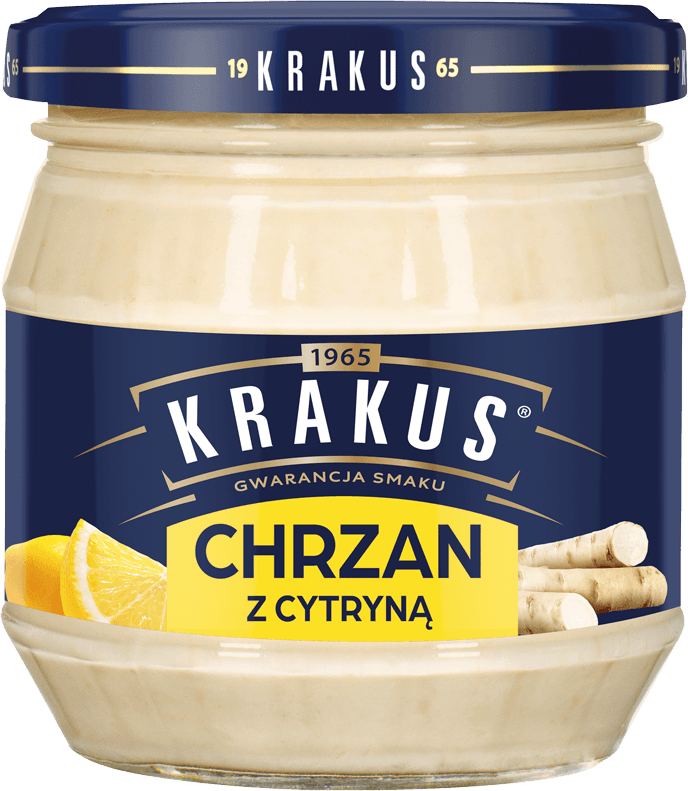 KRAKUS 180 g chrzan z cytyną