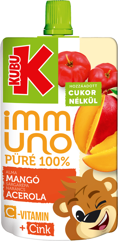 KUBU 100 ml Alma, mangó, sárgarépa, narancs, acerola