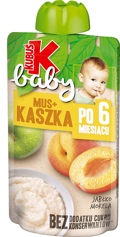 KUBUŚ BABY 100 g jabłko-morela