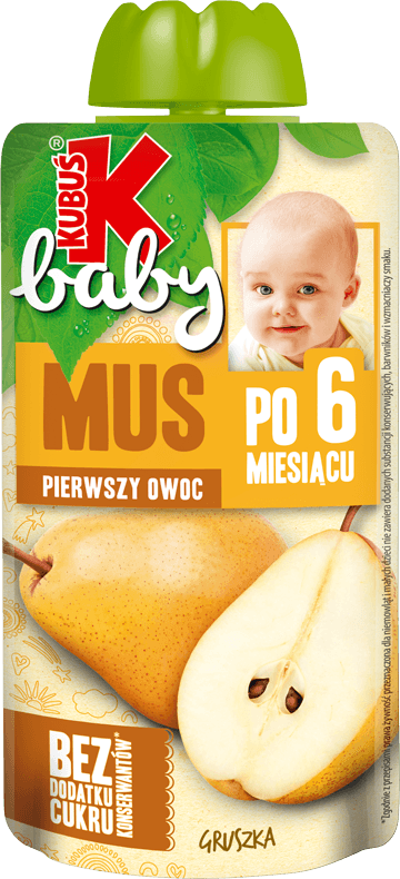 KUBUŚ 120 ml gruszka