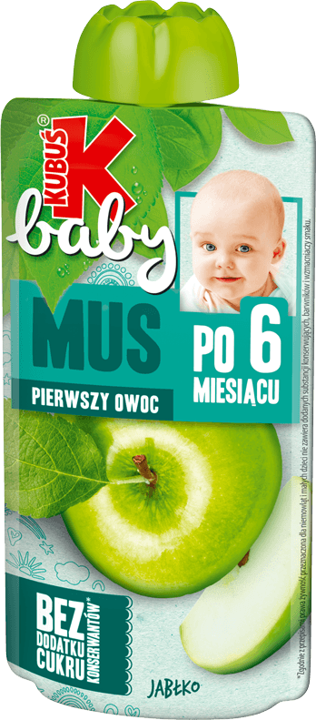 KUBUŚ 120 ml jabłko