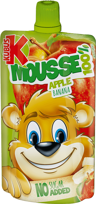 KUBUŚ 100 g mousse 100% with fruits - apple