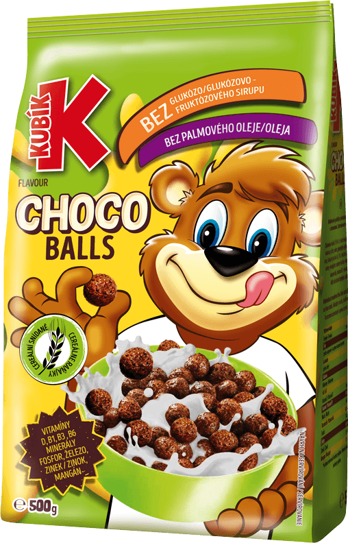 Kubík Cereálie Choco Balls 500g
