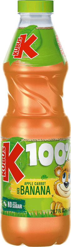 KUBUŚ 850 ml banan marchewka jabłko