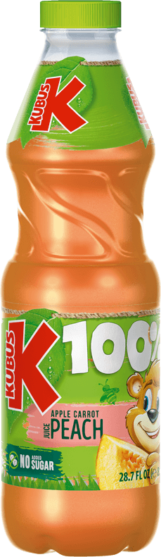 KUBUŚ 850 ml brzoskwinia marchew jablko