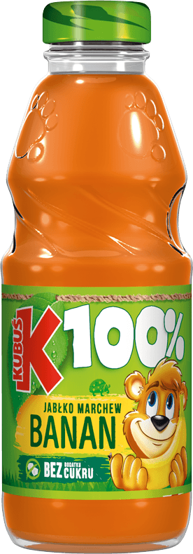 KUBUŚ 300 ml banan marchewka jabłko