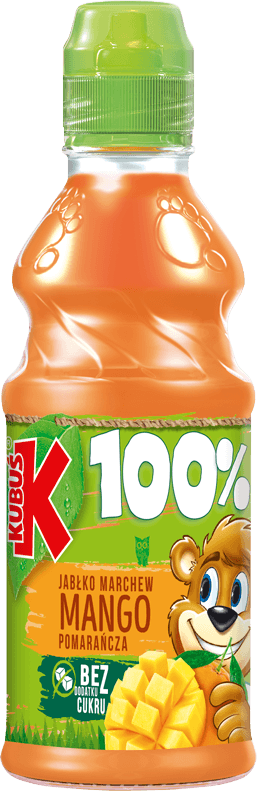 KUBUŚ 300 ml mandarynka pomarańcza