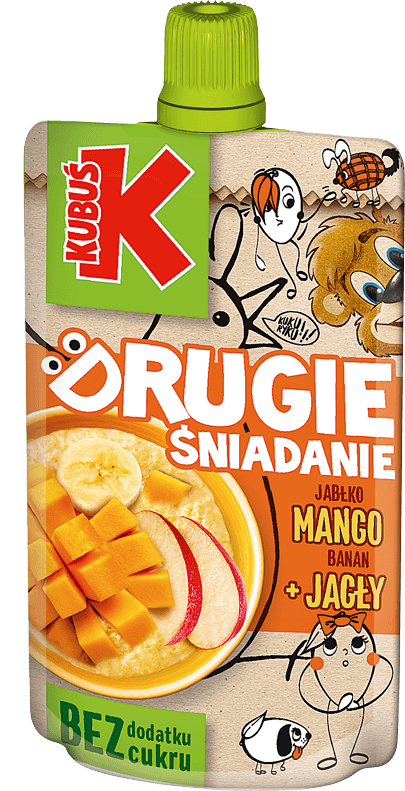 KUBUŚ pouch 100g jabłko i mango