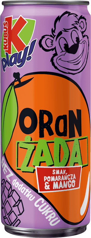 KUBUŚ 250 ml mandarynka pomarańcza (4)