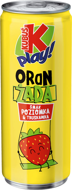 KUBUŚ 250 ml truskawka i poziomka