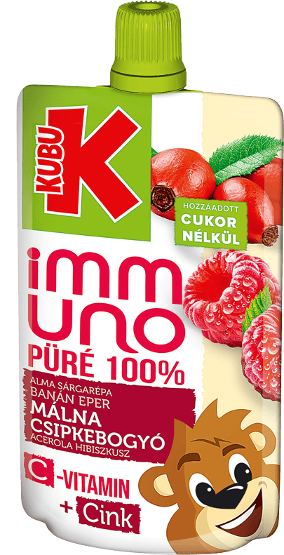 KUBU 100 ml Alma, sárgarépa, banán, eper, malna, csipkebogyó, acerola, hipiszkusz (2)