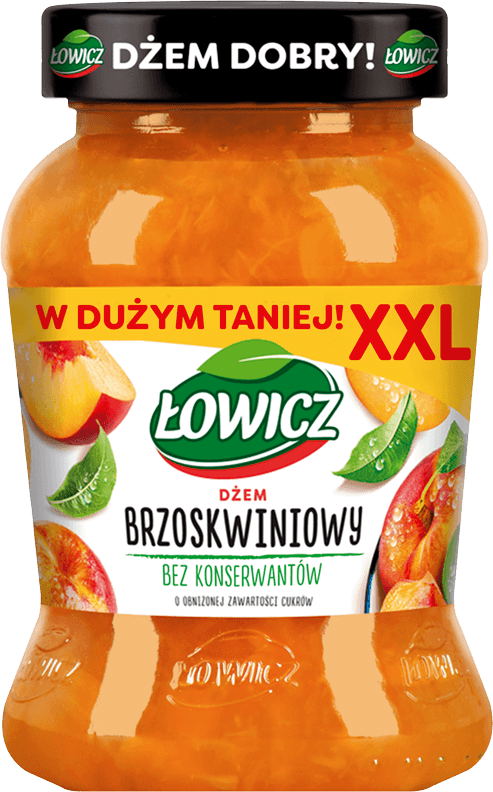 ŁOWICZ 450 g brzoskwinia