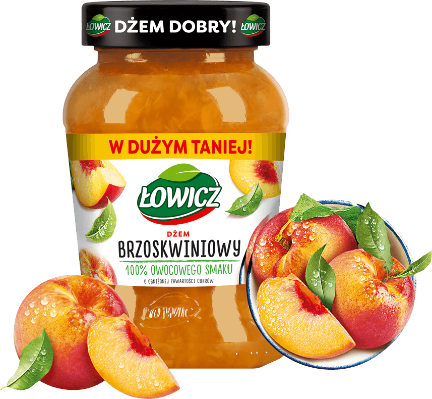 ŁOWICZ 450 g brzoskwinia