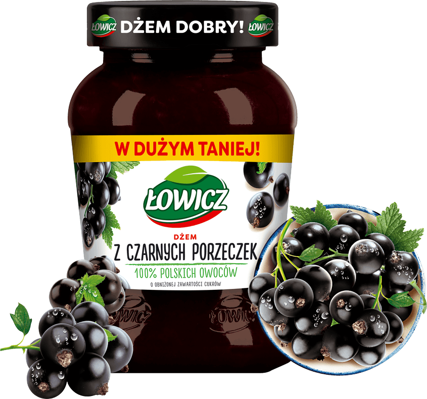 ŁOWICZ 450 g czarna porzeczka