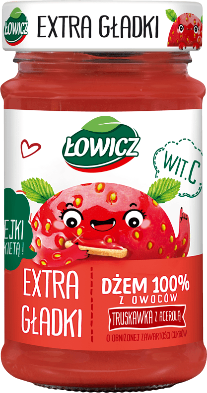 ŁOWICZ 235 g Extra smooth strawberry