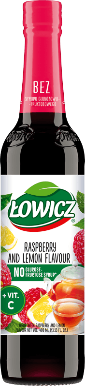 ŁOWICZ 400 ml Rapberry with Lemon