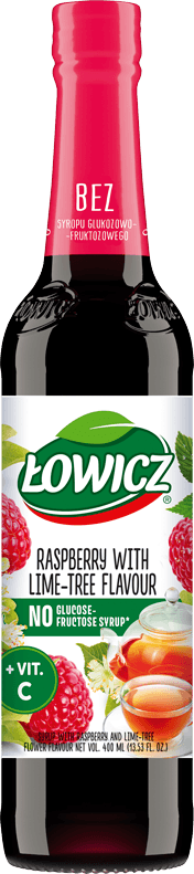 ŁOWICZ 400 ml Raspberry and Linden Flower