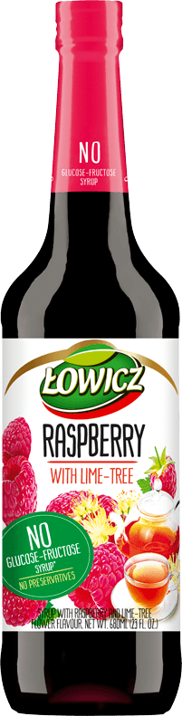 ŁOWICZ 680 ml Raspberry with Linden