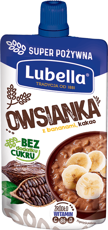 LUBELLA 100 g banany i kakao