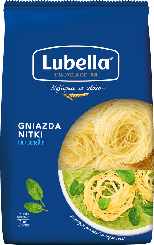 LUBELLA 400 g gniazda nitki
