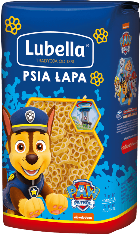 LUBELLA 350 g makaron Psia Łapa (2)