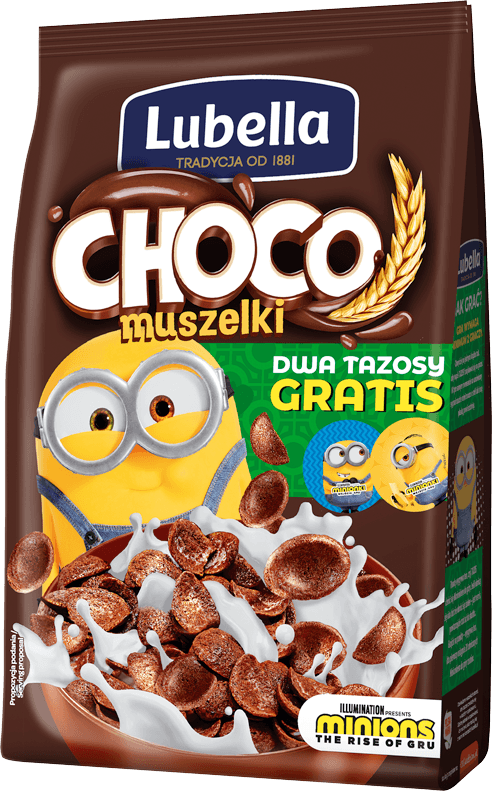 LUBELLA 250 g choco muszelki