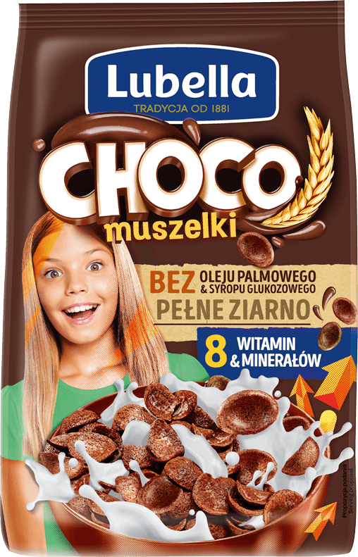 LUBELLA 500 g choco muszelki