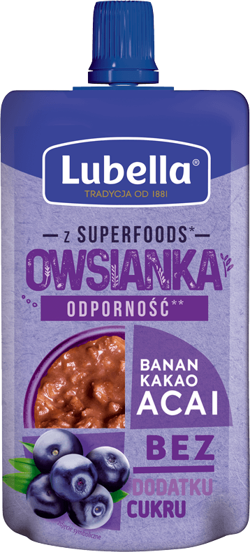 LUBELLA 100 g banan, kakao i acai