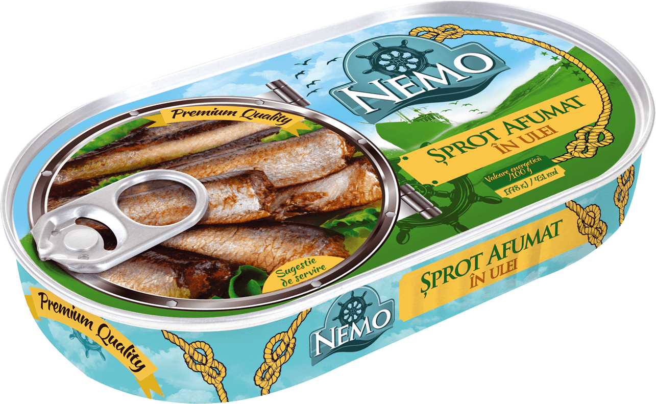 NEMO 170 g Sprot afumat in ulei