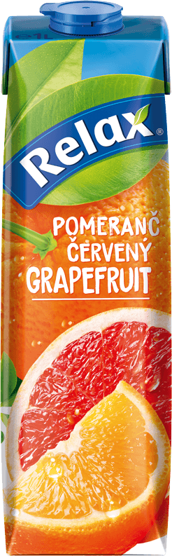 Relax POMERANČ, ČERVENÝ GRAPEFRUIT 1L TS