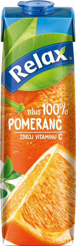 Relax 100% POMERANČ 1L TS
