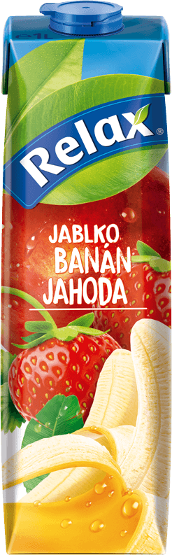 Relax JABLKO, BANÁN, JAHODA 1L TS