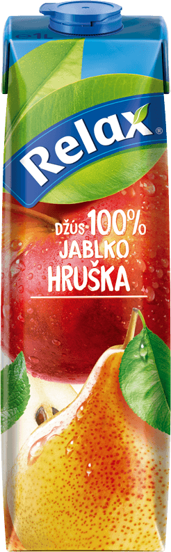 Relax 100% JABLKO, HRUŠKA 1L TS