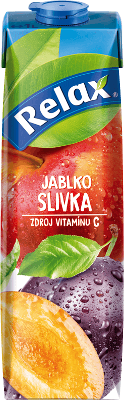 Relax JABLKO, SLIVKA 1L TS