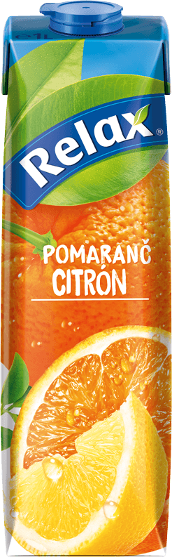 Relax POMARANČ, CITRÓN 1L TS