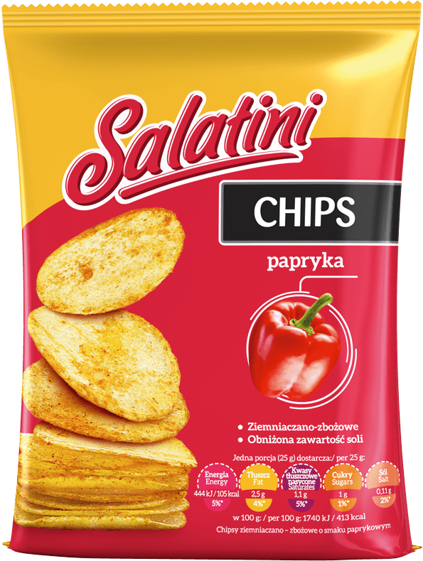 SALATINI 25 g chips sweet pepper