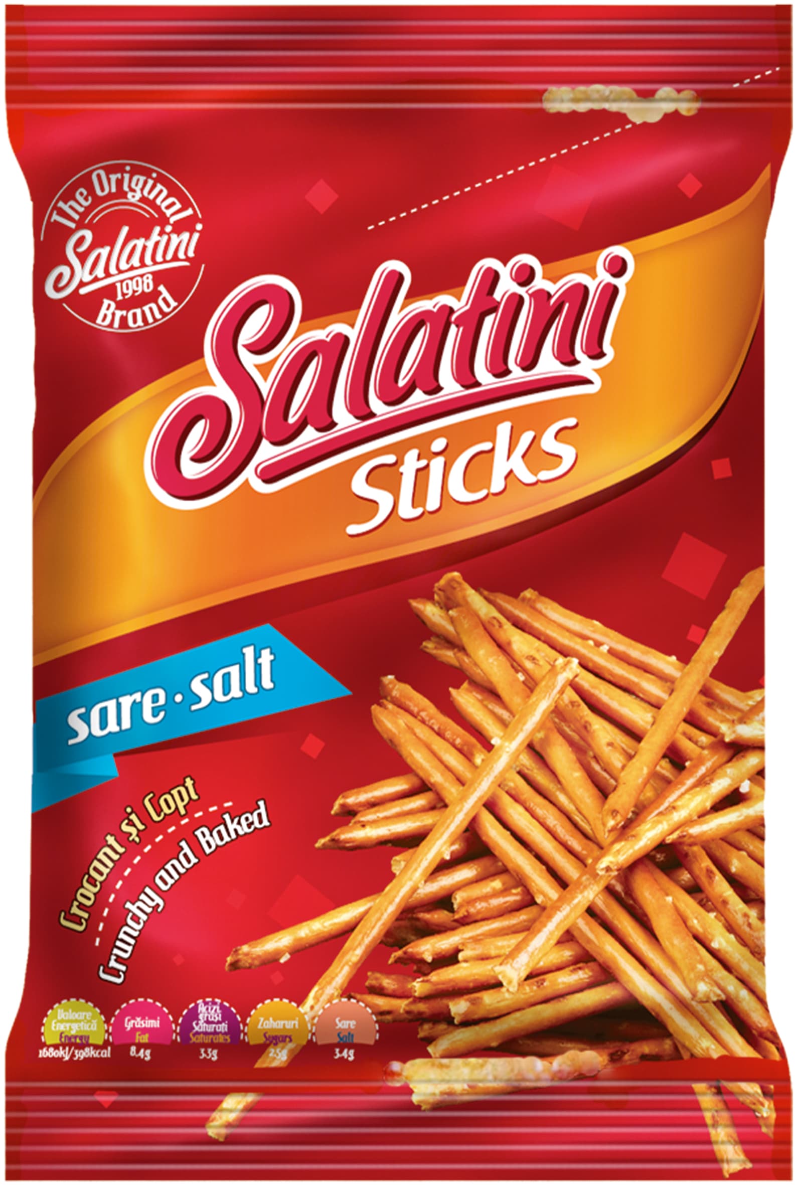 Sticks in foilbag