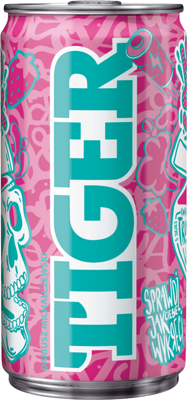 TIGER puszka 150 ml truskawka