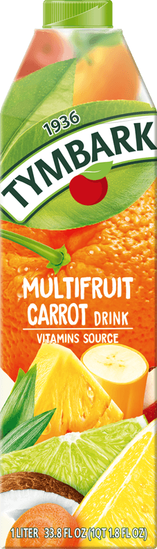 TYMBARK 1 L multifruit-carrot drink